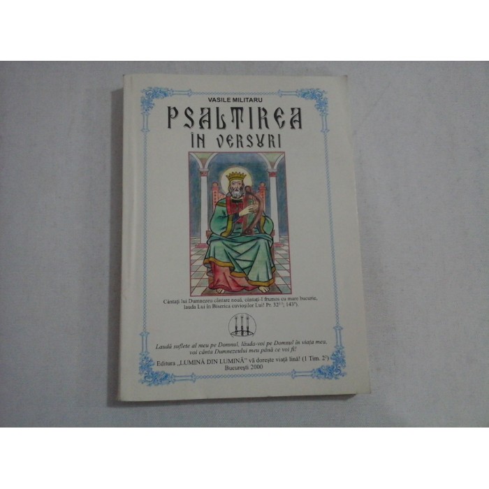 PSALTIREA IN VERSURI - VASILE MILITARU